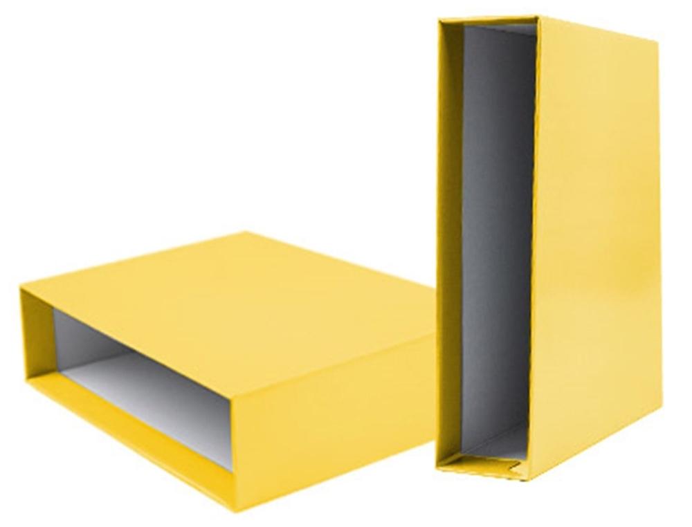 FUNDA PARA ARCHIVADOR AZ FOLIO CINKO COLOR AMARILLO