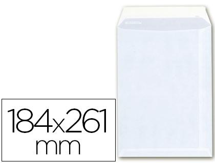 CAJA 500 BOLSAS BLANCAS 184X261 CUARTO PROLONGADO FIRMO