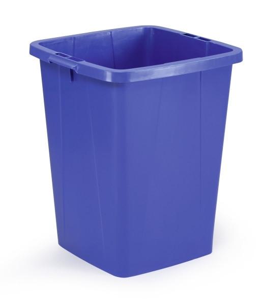 CUBO DURABLE DURABIN 90 LITROS CON ASAS COLOR AZUL