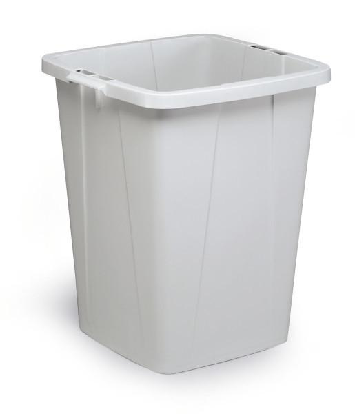 CUBO DURABLE DURABIN 90 LITROS CON ASAS COLOR GRIS