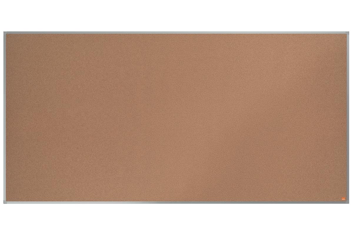 PIZARRA CORCHO 100X200 NOBO ESSENCE MARCO ALUMINIO