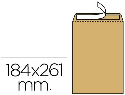 CAJA 250 BOLSAS KRAFT 184X261 CUARTO PROLONGADO 90 GR. FIRMO