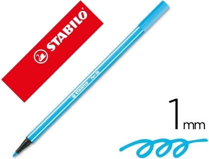 ROTULADOR STABILO ACUARELABLE PEN 68 AZUL CELESTE 1 MM