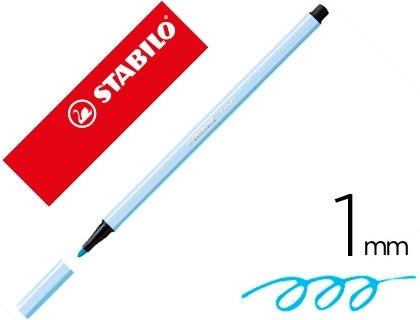 ROTULADOR STABILO ACUARELABLE PEN 68 AZUL CLARO 1 MM