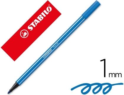 ROTULADOR STABILO ACUARELABLE PEN 68 AZUL MARINO ULTRAMAR 1 MM
