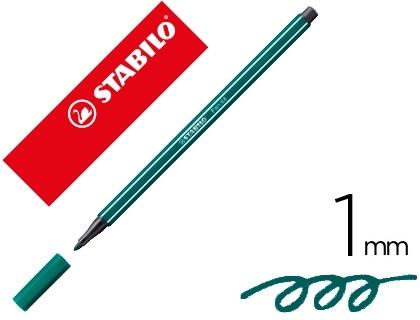 ROTULADOR STABILO ACUARELABLE PEN 68 AZUL VERDOSO 1 MM