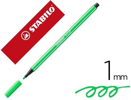 ROTULADOR STABILO ACUARELABLE PEN 68 ESMERALDA CLARO 1 MM