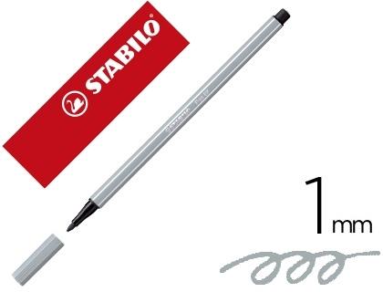 ROTULADOR STABILO ACUARELABLE PEN 68 GRIS AZULADO CLARO 1 MM