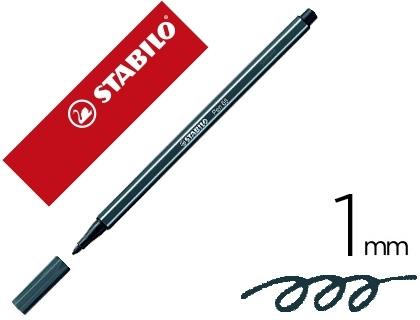 ROTULADOR STABILO ACUARELABLE PEN 68 GRIS AZULADO INTENSO 1 MM