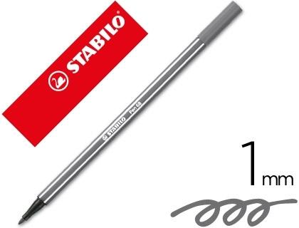 ROTULADOR STABILO ACUARELABLE PEN 68 GRIS AZULADO MEDIO 1 MM