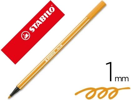 ROTULADOR STABILO ACUARELABLE PEN 68 NARANJA 1 MM