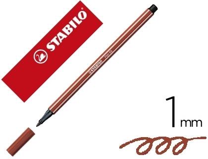ROTULADOR STABILO ACUARELABLE PEN 68 SANGUINA 1 MM