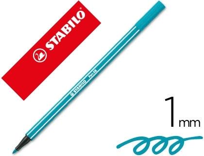 ROTULADOR STABILO ACUARELABLE PEN 68 TURQUESA 1 MM
