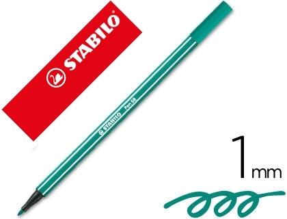 ROTULADOR STABILO ACUARELABLE PEN 68 VERDE ESMERALDA 1 MM