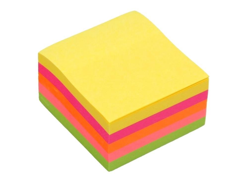 CUBO 450 HOJAS 5 COLORES 76X76 NEON BISMARK