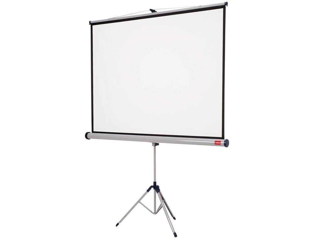 PANTALLA NOBO MURAL PARA PROYECCION BLANCO MATE CON TRIPODE 1500X1138 MM COD 78433