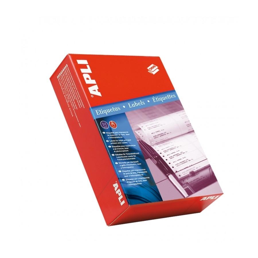 CAJA ETIQUETAS EN CONTINUO APLI 88,9X23,3-2 RF. 14