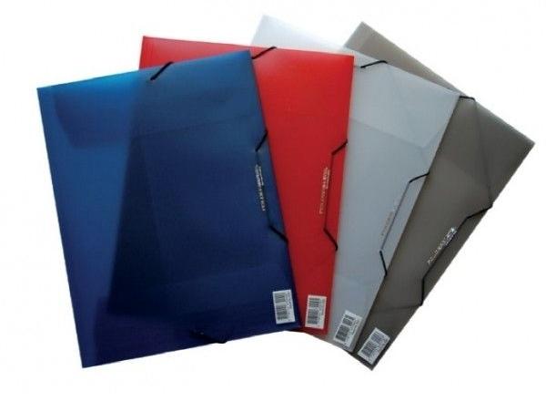 CARPETA GOMAS 3 SOLAPAS POLIPROPILENO DIN A4 FOLDERMATE 630 COLORES SURTIDOS TRANSLUCIDOS
