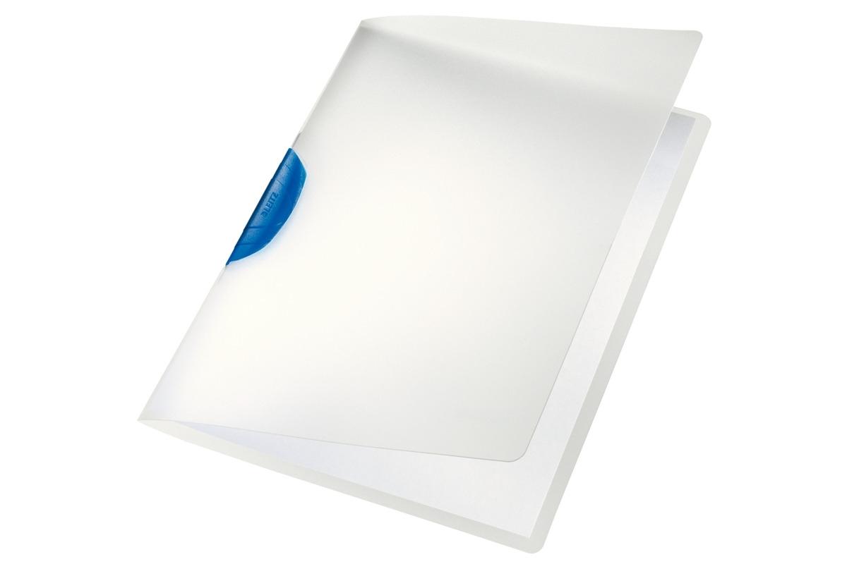 DOSSIER PRESENTACION PINZA GIRATORIA LEITZ CLASSIC POLIPROPILENO RIGIDO DIN A4 CLIP AZUL