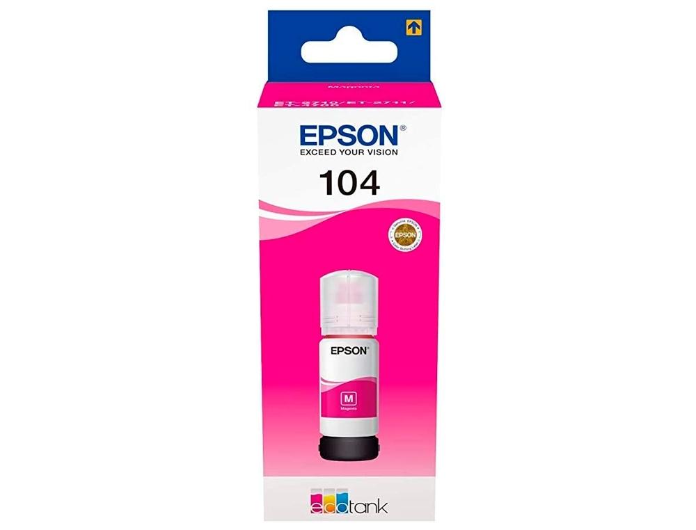CARTUCHO EPSON ECOTANK 104 MAGENTA - BOTE 65 ML