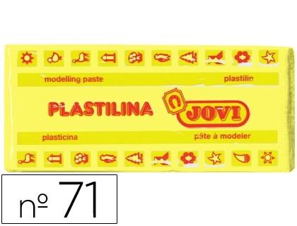 PLASTILINA JOVI 71 AMARILLO CLARO -UNIDAD -TAMAÑO MEDIANO COD 22136