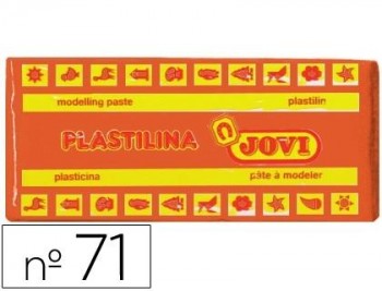 PLASTILINA JOVI 71 NARANJA -UNIDAD -TAMAÑO MEDIANO COD 22140