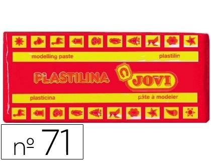 PLASTILINA JOVI 71 ROJO -UNIDAD -TAMAÑO MEDIANO COD 22137
