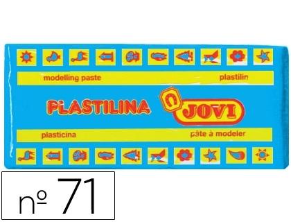 PLASTILINA JOVI 71 AZUL CLARO -UNIDAD -TAMAÑO MEDIANO COD 22134