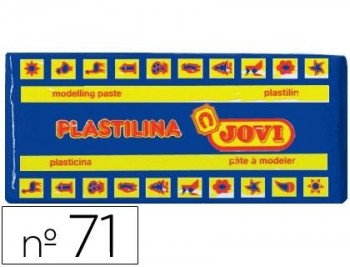 PLASTILINA JOVI 71 AZUL OSCURO -UNIDAD -TAMAÑO MEDIANO COD 22145