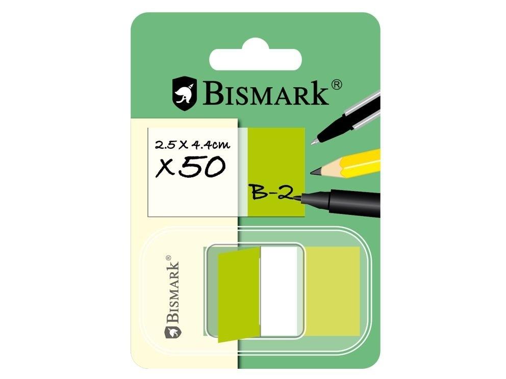 DISPENSADOR 50 BANDERITAS SEPARADORAS 42 X 25 MM BISMARK VERDES