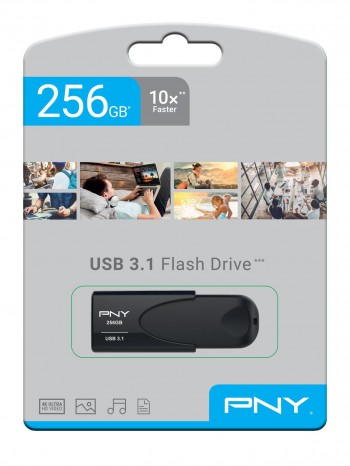 PENDRIVE PNY ATTACHE 4 256GB USB 3.1 NEGRO