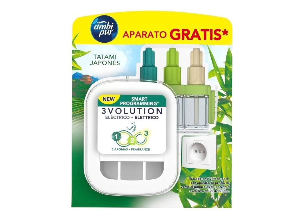 AMBIENTADOR AMBIPUR ELECTRICO 3 VOLUTION JAPONES RECAMBIO 21,5 ML COD 155954