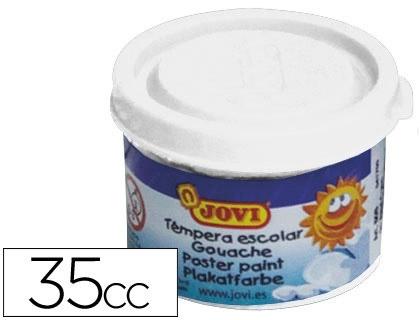 PACK 5 BOTES TEMPERA JOVI 35 ML COLOR BLANCO