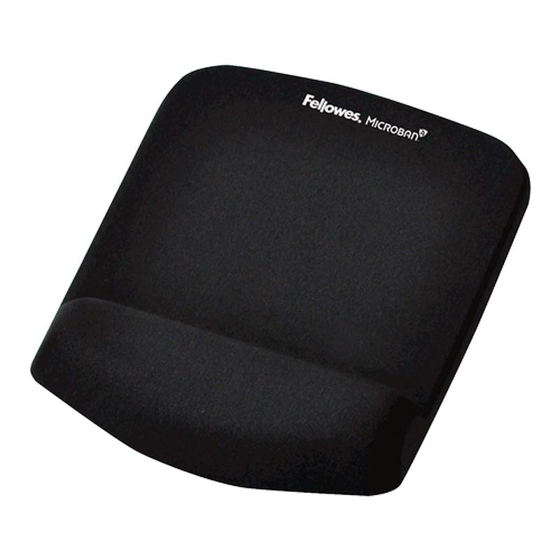 ALFOMBRILLA CON REPOSAMUÑECAS PLUSH TOUCH FOAM NEGRO FELLOWES 9252003
