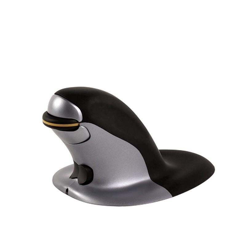 RATON ERGONOMICO VERTICAL AMBIDIESTRO FELLOWES PENGUIN INALAMBRICO TAMAÑO L