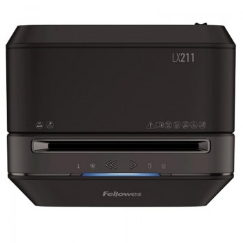 DESTRUCTORA FELLOWES LX211 COLOR NEGRO MICROCORTE