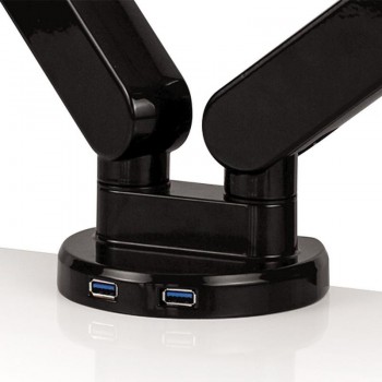 BRAZO PARA MONITOR DOBLE HORIZONTAL PLATINUM SERIES NEGRO FELLOWES