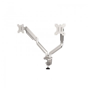 BRAZO PARA MONITOR DOBLE HORIZONTAL PLATINUM SERIES PLATA FELLOWES