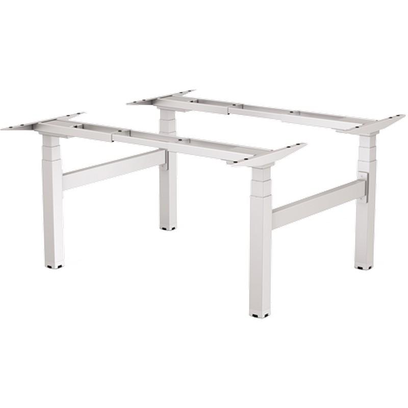 ESTRUCTURA METALICA PLATA MESA DOBLE REGULABLE EN ALTURA CAMBIO FELLOWES