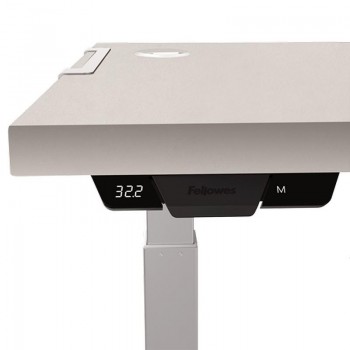 TABLERO PARA MESA REGULABLE EN ALTURA GRIS 140X80CM FELLOWES