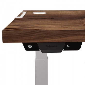 TABLERO PARA MESA REGULABLE EN ALTURA NOGAL 180X80CM FELLOWES
