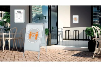 MARCO PORTA ANUNCIOS NOBO PREMIUM PLUS DIN A2 MARCO DE ALUMINIO