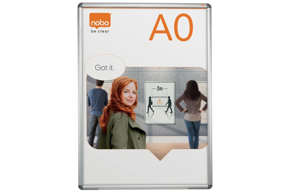 MARCO PORTA ANUNCIOS NOBO PREMIUM PLUS DIN A0 MARCO DE ALUMINIO
