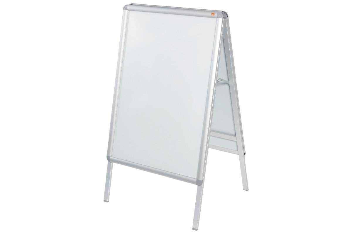 CABALLETE PUBLICITARIO DE DOBLE CARA CON MARCO A PRESIÓN NOBO A-BOARD PREMIUM PLUS A1