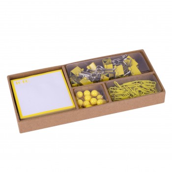 SET OFICINA FLUOR COLLECTION COLOR AMARILLO APLI RF 18423