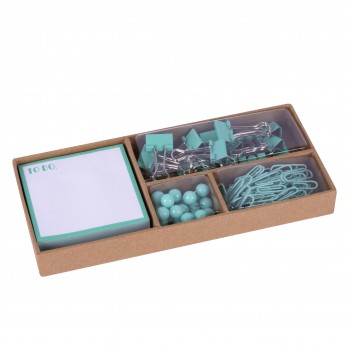 SET OFICINA FLUOR COLLECTION COLOR VERDE APLI RF 18426