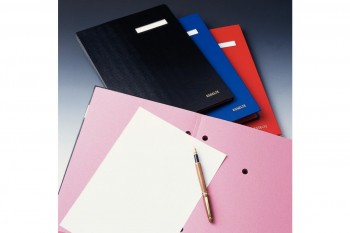 PORTAFIRMAS ESSELTE FUELLE CON 20 SEPARADORES FORRADO COLOR NEGRO