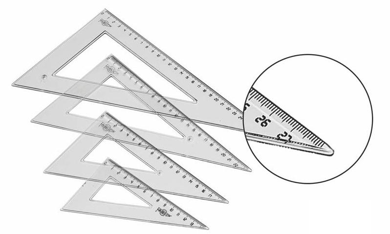 CARTABON FAIBO 30 CM PLASTICO CRISTAL