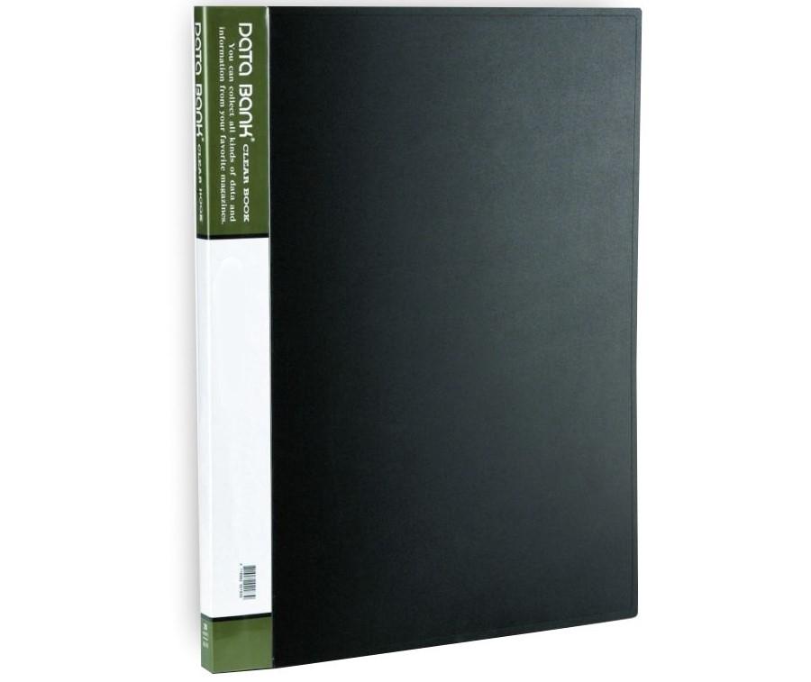 CARPETA 20 FUNDAS TRANSPARENTES DATABANK TAMAÑO A3 COLOR NEGRO