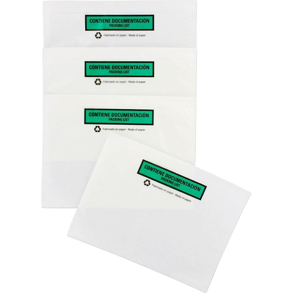 CAJA 250 SOBRES ENVIO AUTOADHESIVOS PACKING LIST PAPEL ECO 180X140 GRAFOPLAS